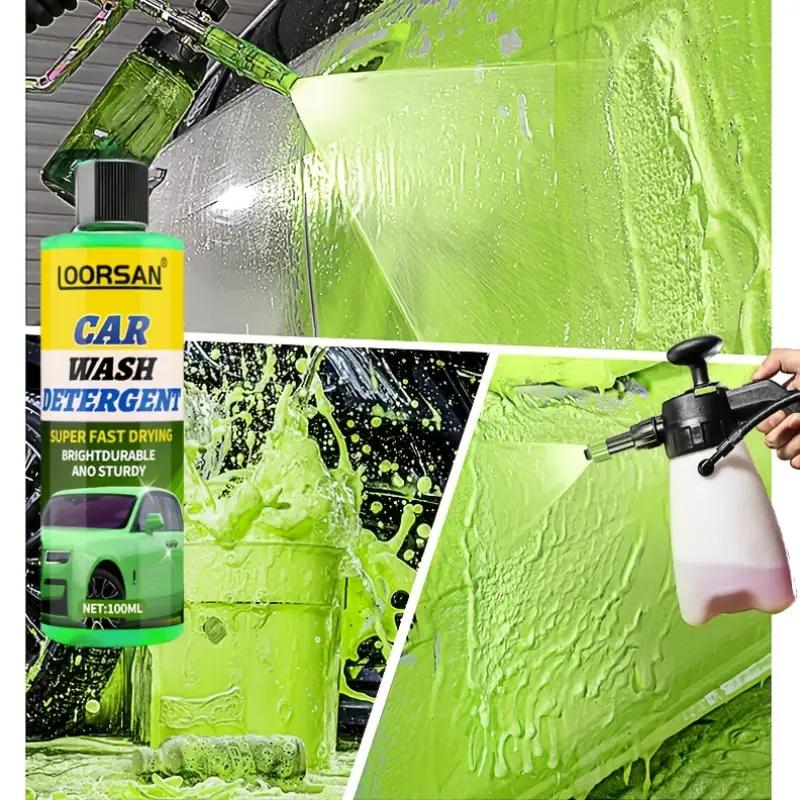 Green Car Exterior Paint Care Liquid - High Foam pH Balanced Formula Long-Lasting Care,Universal for All Paint Types and Safe