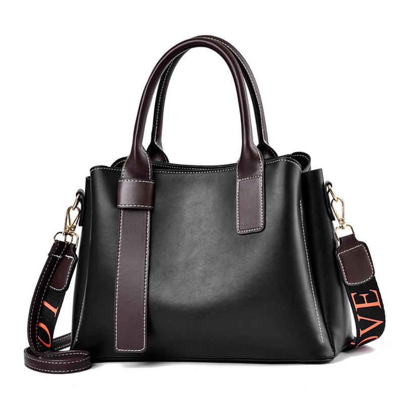 Soft Leather Crossbody Bag High-Capacity Women Handbag Business Commuting Tote Bag Versatile Shopping Travel Lady Shoulder Bag