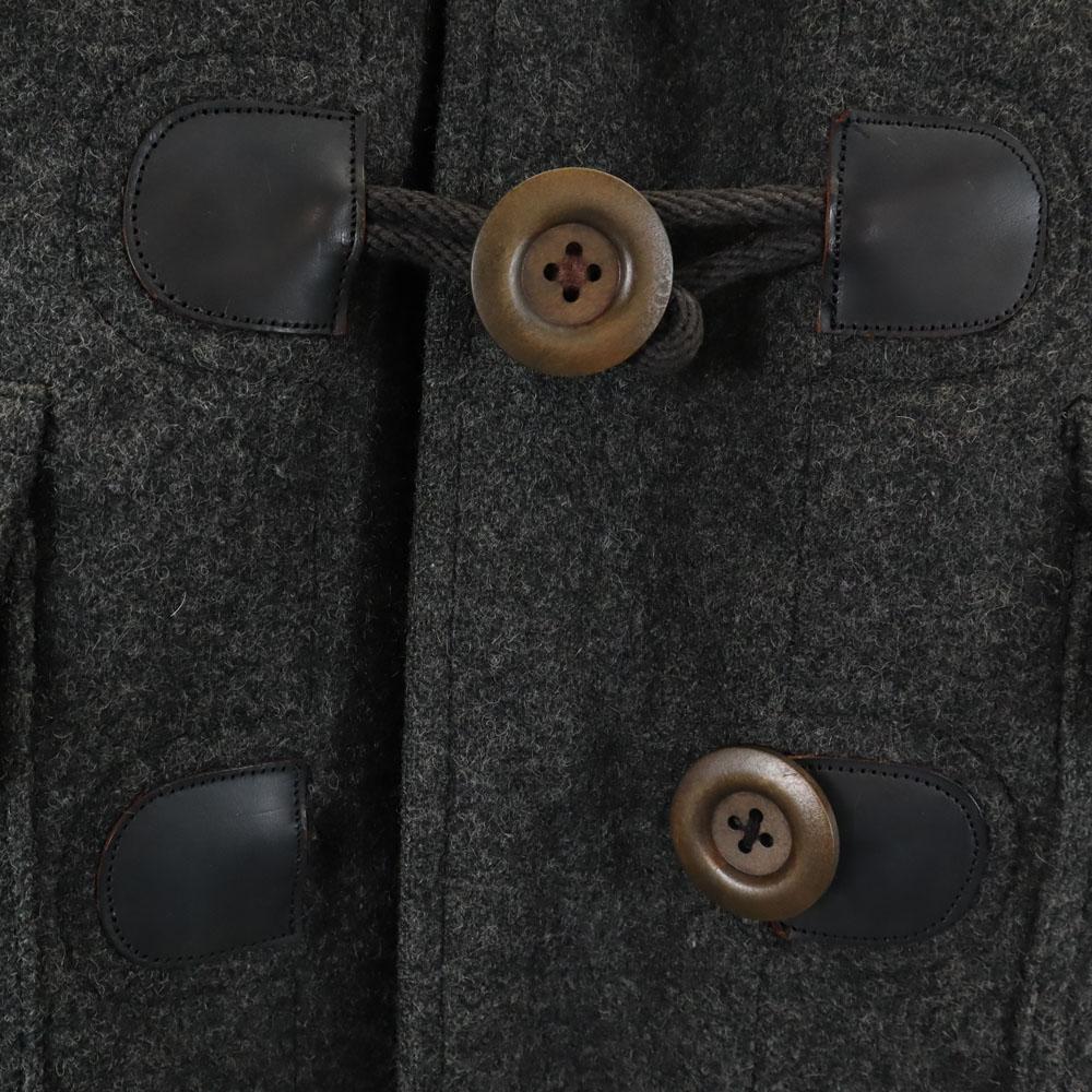 Wrangler 80s 90s Old Melton Duffel coat M Charcoal gray Men's Used