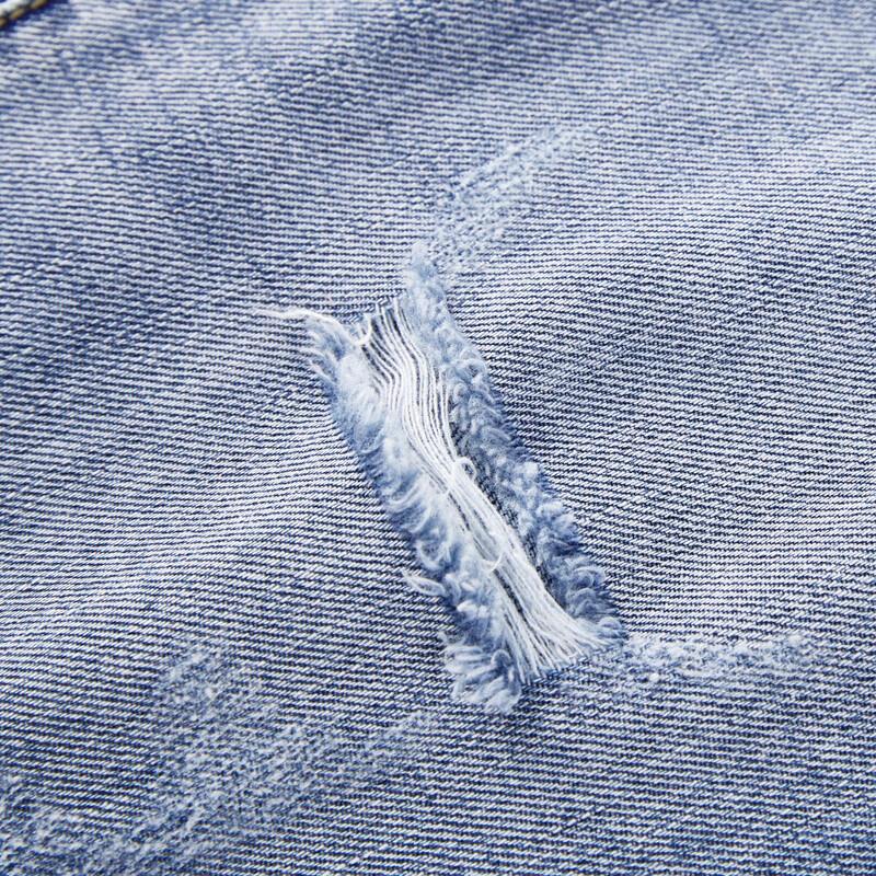 PEACEBIRD Men's Slim Fit Ripped Jeans