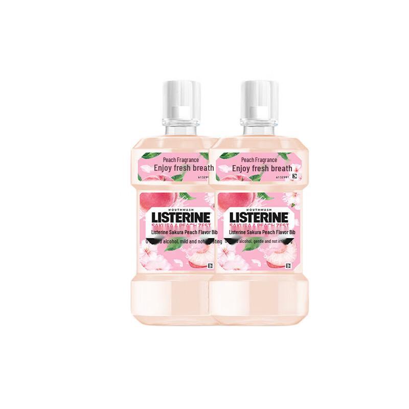 Ополаскиватель для рта Listerine Сакура и Персик