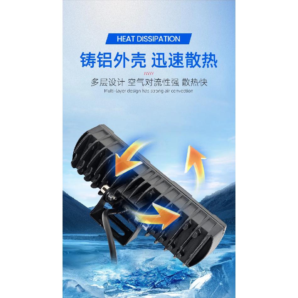 LED Work Light 18W For Car Truck Off Road Vehicle Front Bumper Auxiliary Lighting Bar