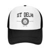 IIT Delhi Alumini Alma Mater Design Indiano Desi Boné de Beisebol preto Chapéu de Natal da Moda Chapéus Femininos Masculinos
