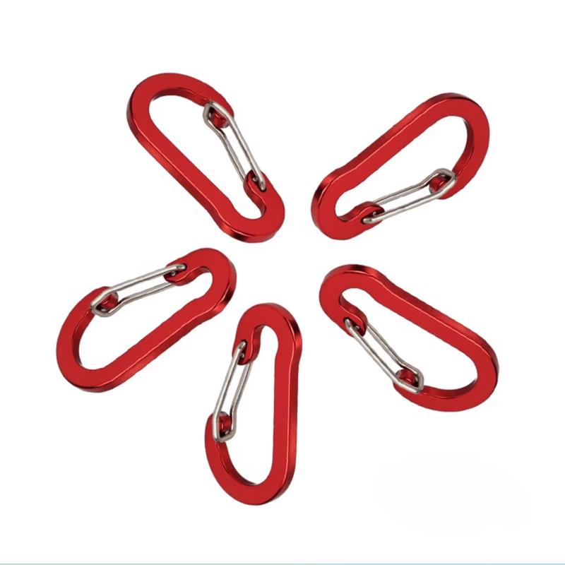 

Diren Aluminum Alloy S-Type Spring Carabiner 6-Pack