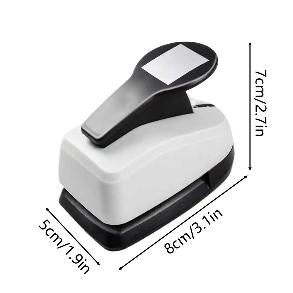 

Square Punch Scrapbooking Tool Rectangle Paper Punch Stamp Hole Puncher For Label Art Project Card Making Photo Journal Decor