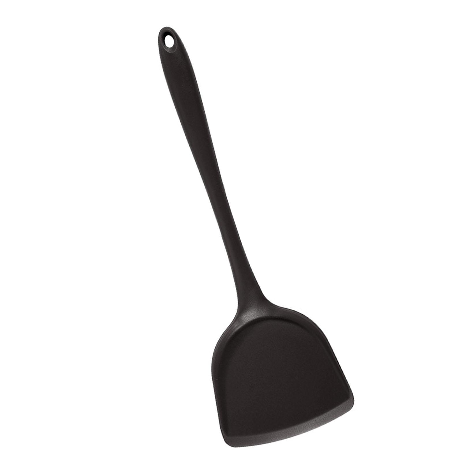 

Силіконова лопатка Термостійка Антипригарна Кухонна лопатка Посуд зі зручною ручкою