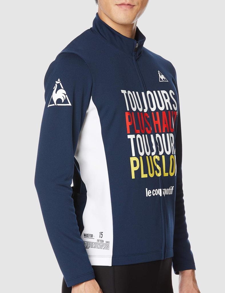 Coq Langarm Radtrikot Entry Thermo Trikot NVY Japan O zu japanischer Größe [Le Sportif] Herren (entspricht 2L)