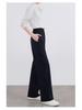 2026 Women's Slimming Wide-Leg Pants: Petite, Nine-Tenths Length, Straight, Loose Casual Fit for Spring and Summer