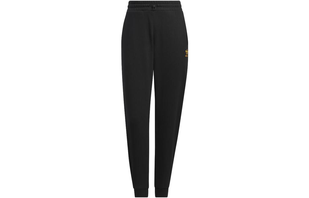 adidas Originals Knitted Sweatpants Women's Black Moderate Cuffed Pants IN0975