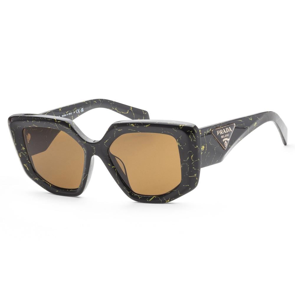 

Prada Women s 52mm Sunglasses black yellow marble