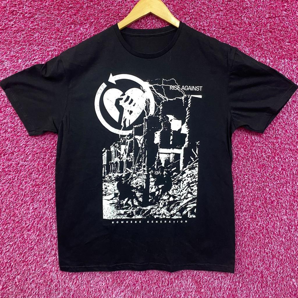 Rise Against Nowhere Generation Tear Down T-Shirt Medium