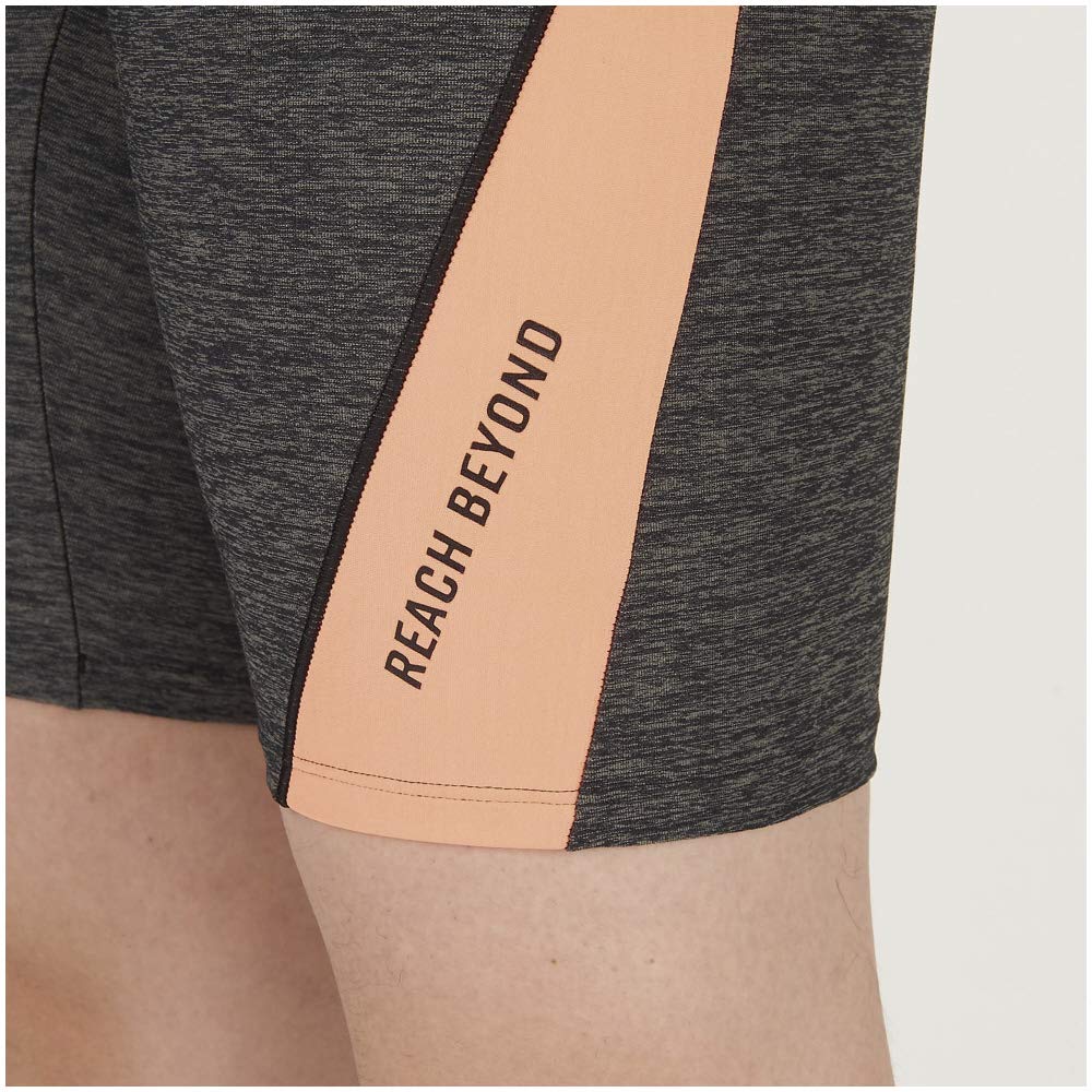 MIZUNO Gym Fitness Half Spats Small Men's Swimsuit, (21cm Inseam/3D Cups), N2JB0616, Orange, Size