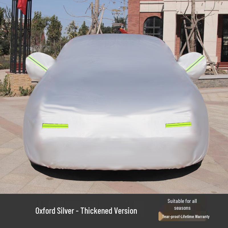Verdickte Winter-Baumwoll-Autoschutzhülle: Schutz vor Wärme, Kälte, Regen & Schnee, Universelle Passform