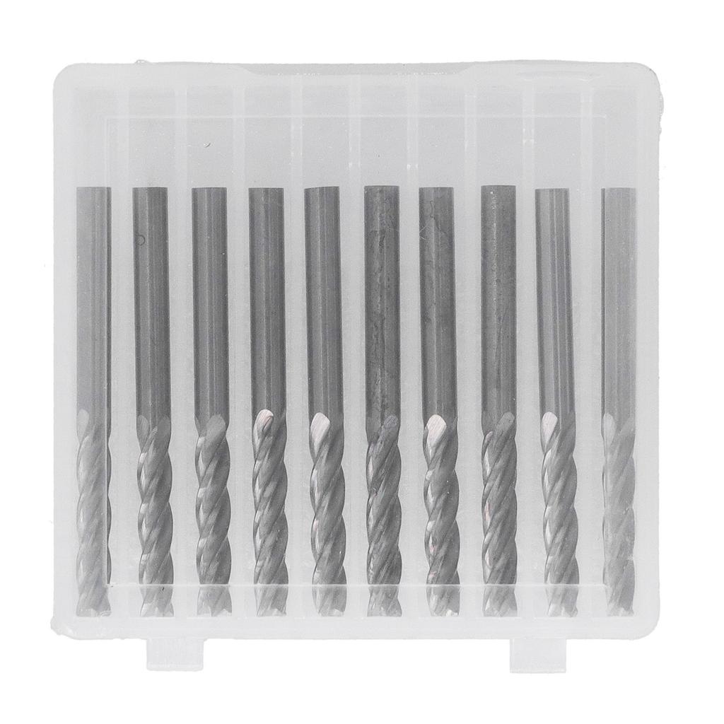 10 Stück 4 Schneiden Fräser Gratfrei Graviermaschinenmesser 3,175x15mm für Acryl MDF PVC