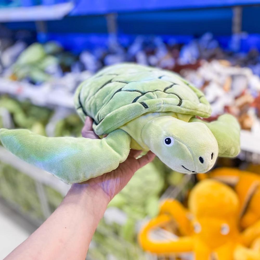 Stuffed Doll Tortoise Stuffed Toy Fluffy Animal Sea Turtle Pillow  Kids Birthday Christmas