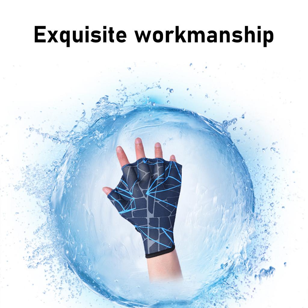 Efektivní plavecké tréninkové vybavení Vodní aerobik Ploutvové rukavice Nastavitelné plavecké rukavice pro dospělé Pro použití při aktivitách ve vodě v bazénu