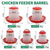 1.5/3/6/9/12kg Automatic Chicken Feeder Bucket Rooster Hen Feeding Device Farm Animal Poultry Quail Pigeon Feeding Supplies 1 Pc