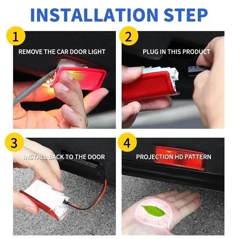 2P LED Auto Tür Willkommenslicht Logo Projektor für Mercedes Benz W212 W205 AMG ML W166 W176 W177 W213 W246 GLB GLC GLA GLS GLE