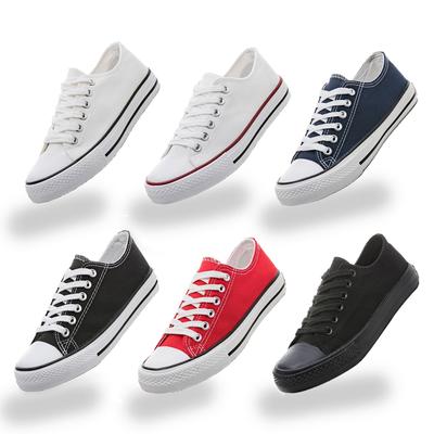 Herren- und Damen-Canvas-Schuhe, Studentenpaar Low-Top Herren-Freizeit-Einfarbig-Sneaker