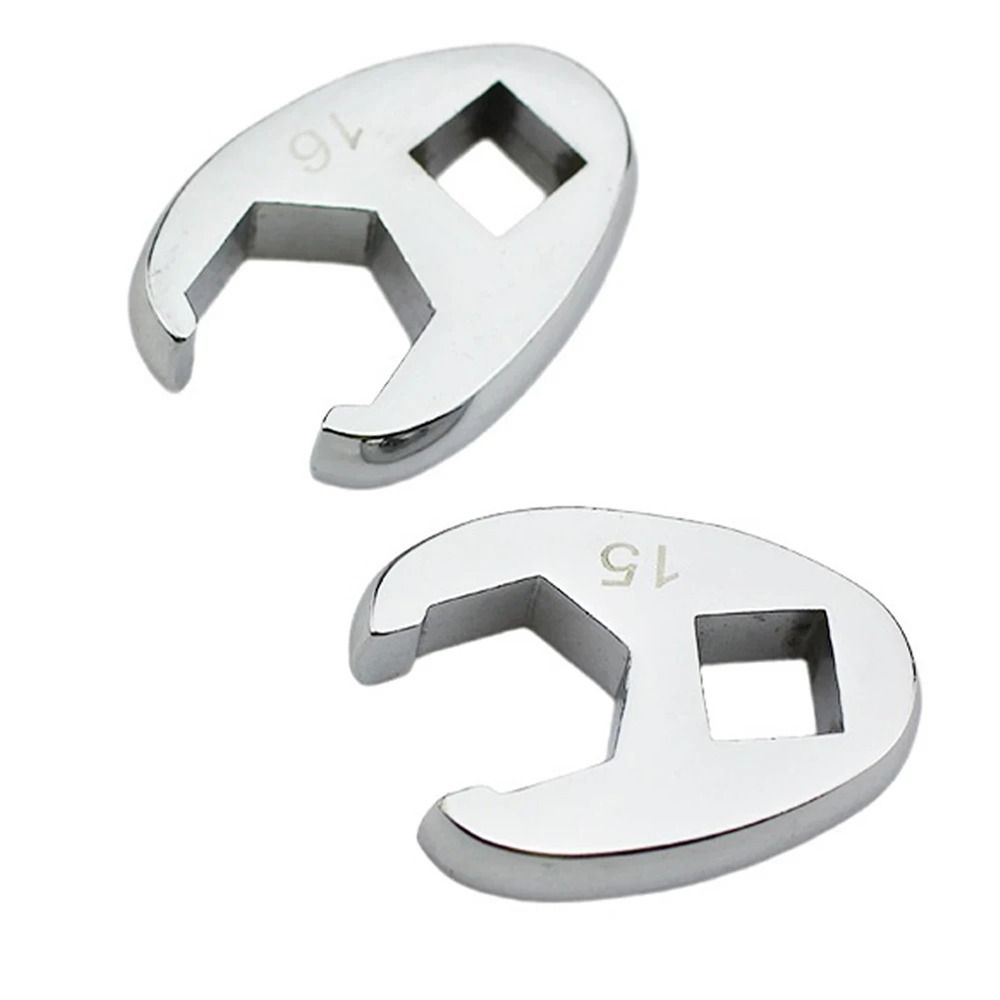 10Pcs/Set 10-22mm Crowfoot Wrenches 3/8Inch Drive Horn Wrench Head  Hand Tool Accessories