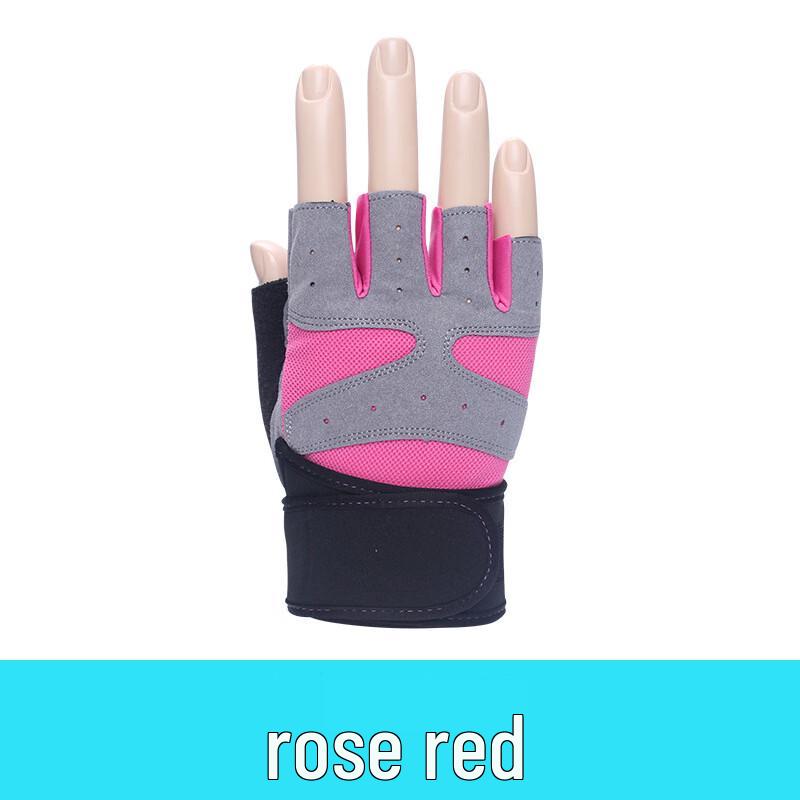 

Unisex Sports Fitness Half-Finger Gloves with Wrist Support