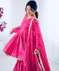 Bollywood Mal Chanderi Salwar Suit Indian Designer Women Salwar Kameez Sharara Set Dress