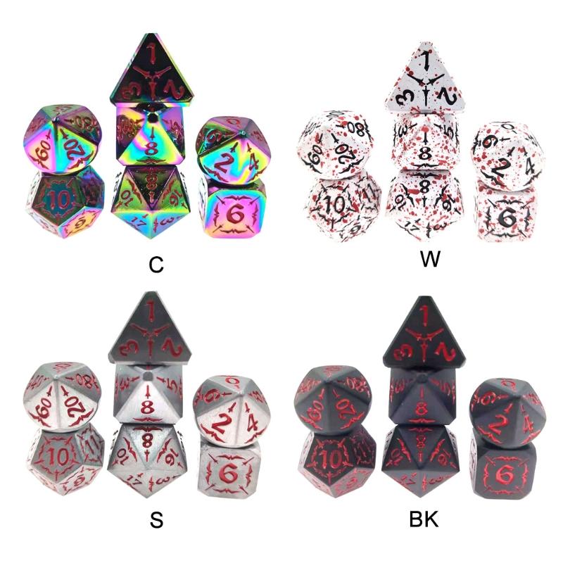Multi-faceted Alloy Dice Game Props Educational Toys Club/Party Accessories
