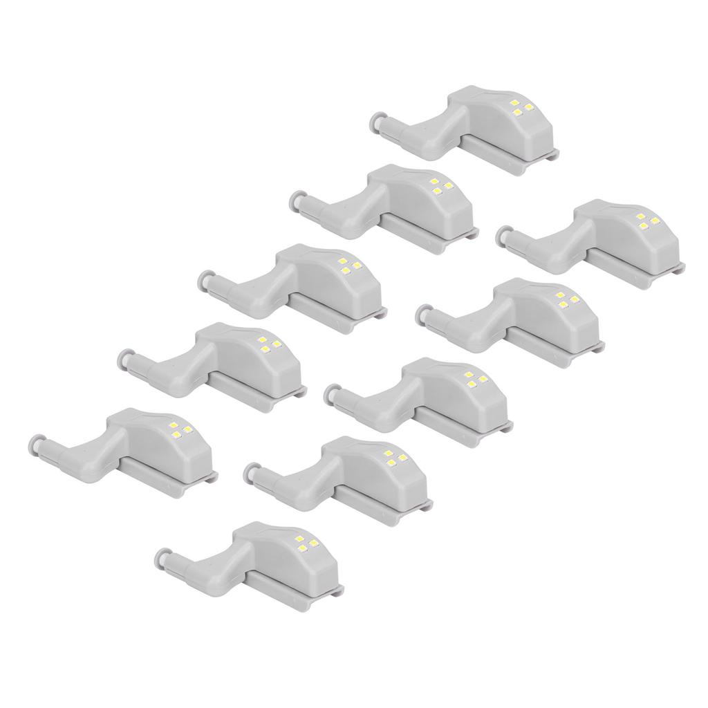 10pcs LED Cabinet Inner Hinge Sensor Light Bedroom Closet Wardrobe Cupboard Night Light