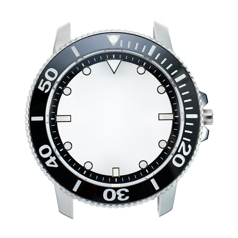 Pour montre TISSOT Starfish T120.607 Boîtier en acier inoxydable modifié Coque métallique verre saphir Éclairage nocturne Bague en céramique accessoires
