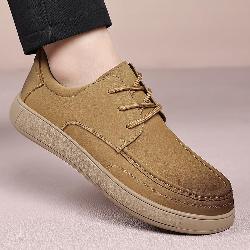 Fashion Casual Men's Shoes Designer's Comfortable Style Office and Leisure Business Outdoor Leisure Street Walkingleather Shoes Young