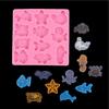 Cheval de Mer Poisson Mer pour Tortue Crabe Forme Bonbons Moules Cuisson Fondant Chocolat M