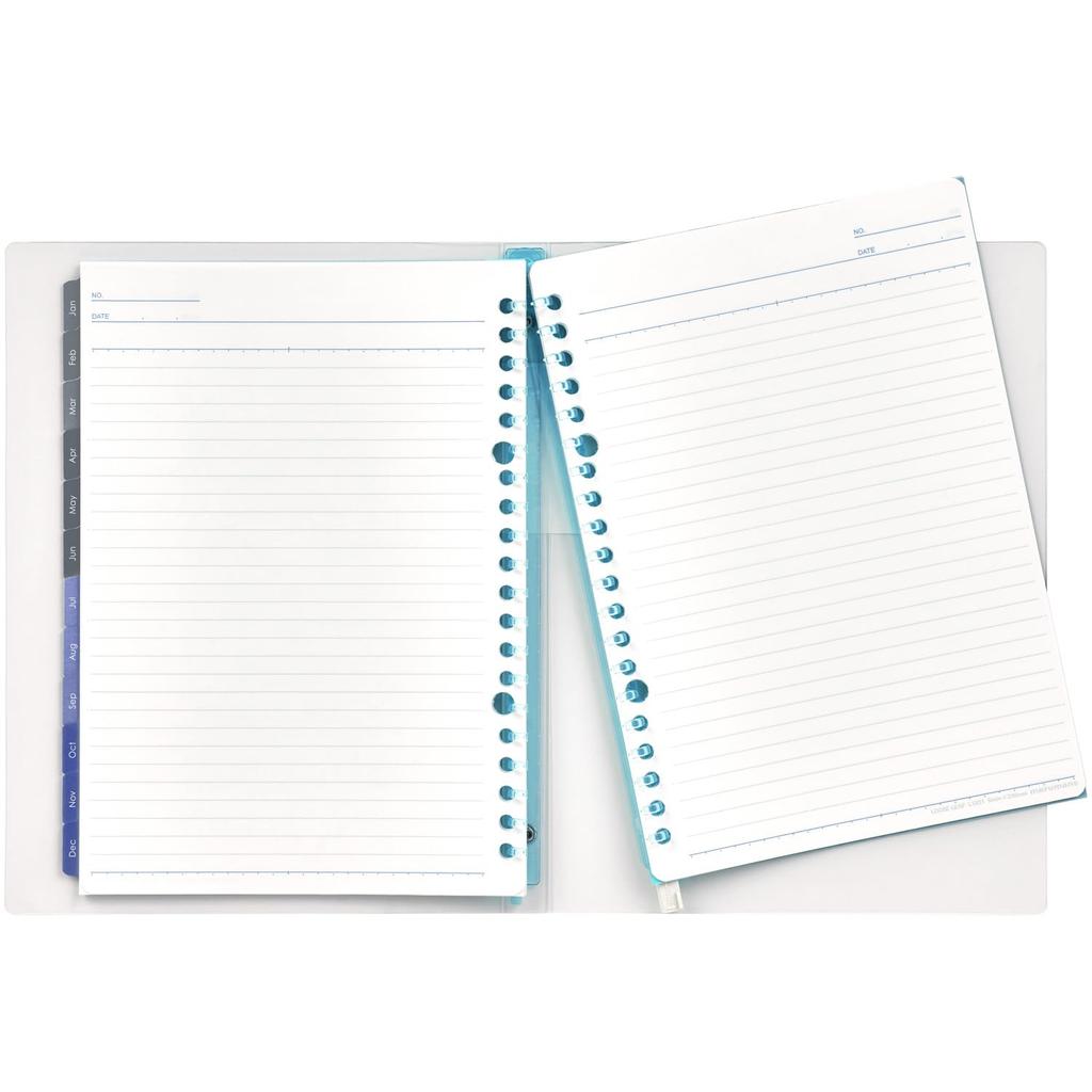 Maruman 2026 Notebook Starts January 2026 Planner, Diary, Monthly, 20-Hole, A5, Blue, FD42-26-02,