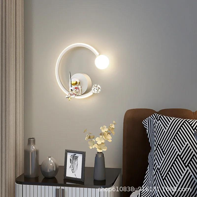 LED Wall Lights for Bedroom Bedside Hallway Living Room Balcony Indoor Lighting Wall Lamp Ac Home Decoration Aisle White