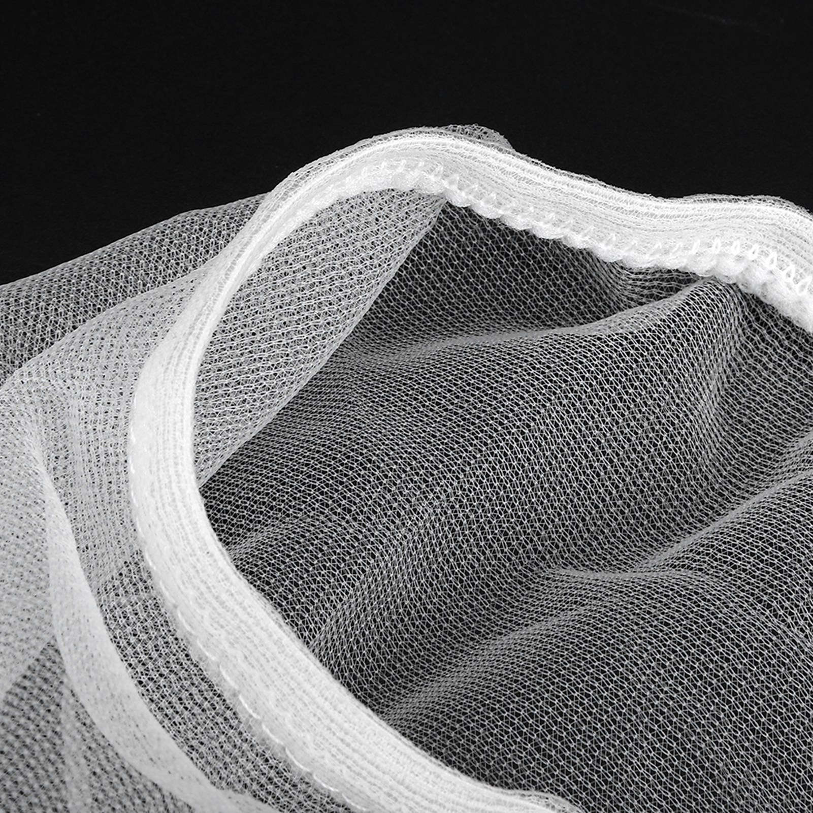 

2PCS Bird Cage Cover Birdcage Polyester Mesh Cover Seed Catcher Parrots Cage Accessories