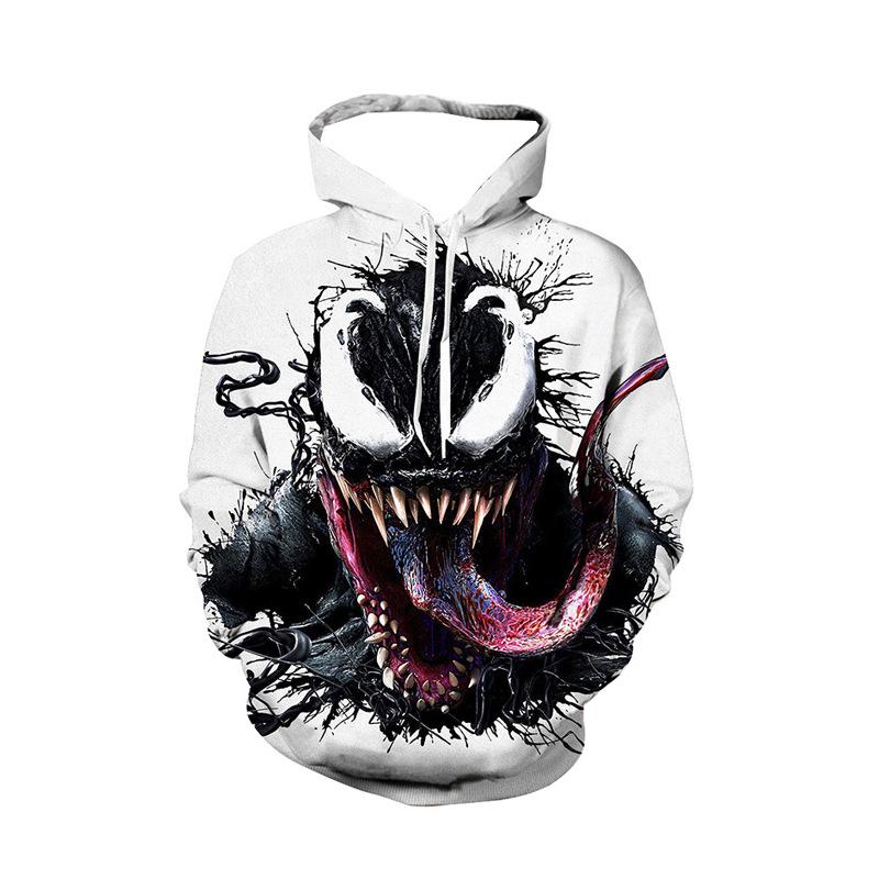 3D Printed BF Fox Wolf Head Hoodie Starry Sky Tiger Marvel Alliance Couple Sportwear
