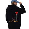 Valentine's Day Heart Print Couple's Hoodie