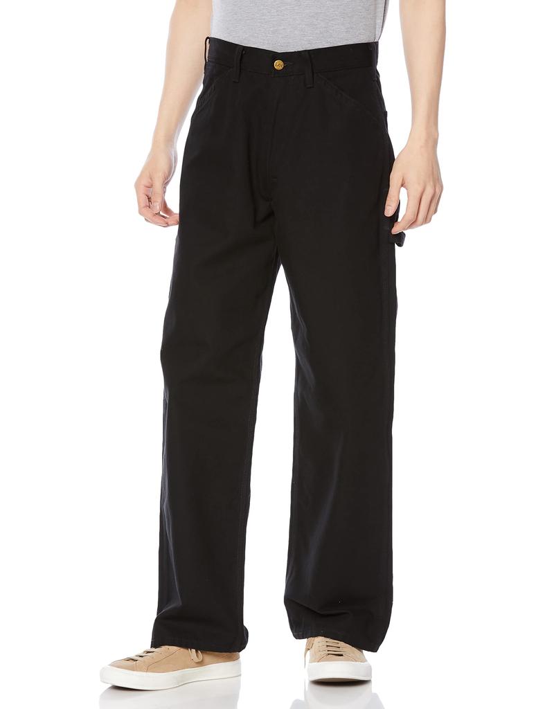 Lee Painter Wide Straight Denim Plus Black Pants, Pants, Sizes, LM7288, Men's,
