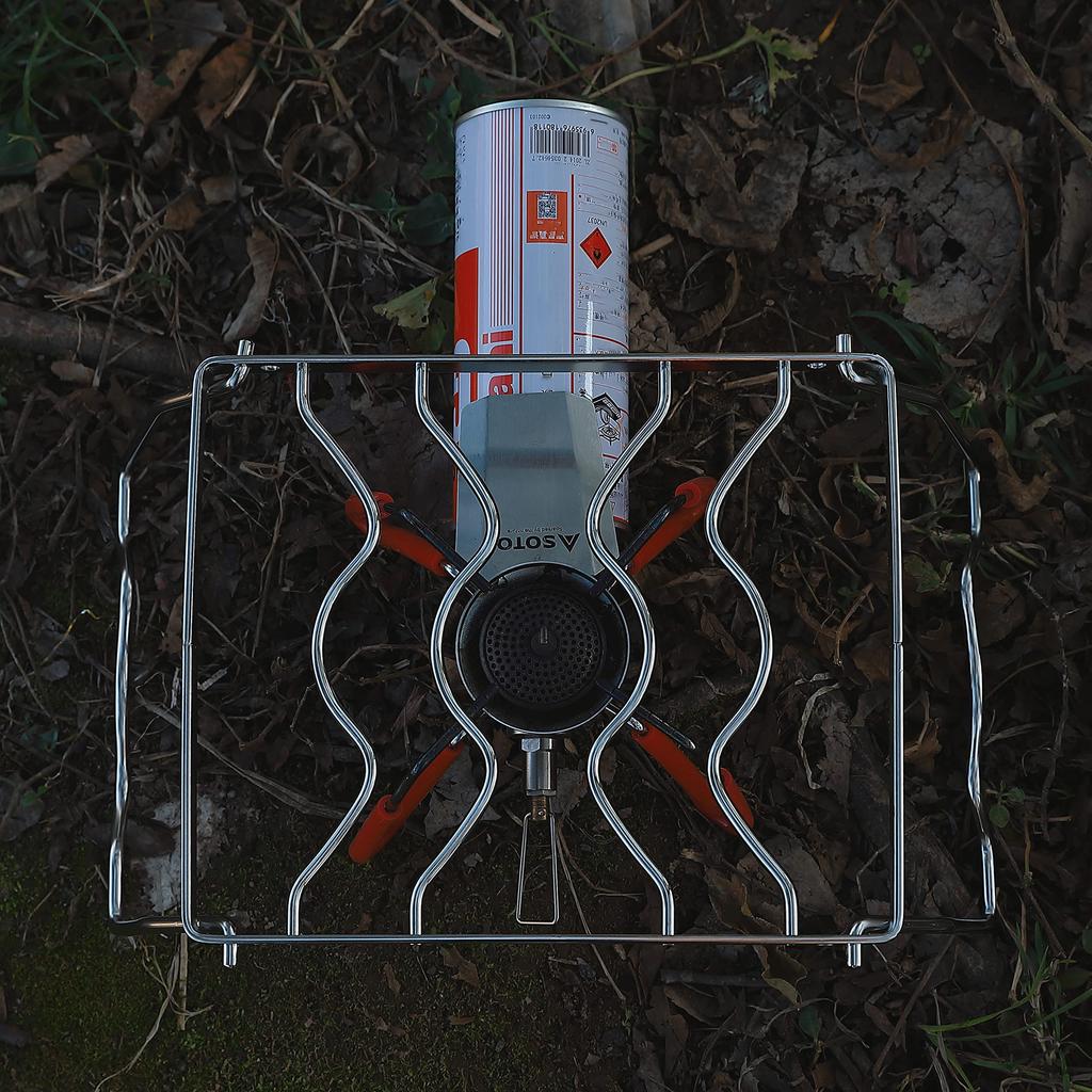 CAMPING MOON Cooktop Stand, 2-Level Adjustable Height, Stove Stand with Storage Bag, 240mm, MS-1012