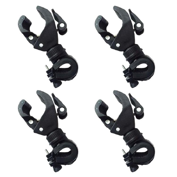 4 Pcs/Set Crutch Holders 90/360 Degree Rotation Wheelchair Stick Holder Bicycles Holders Walking Stick Holders