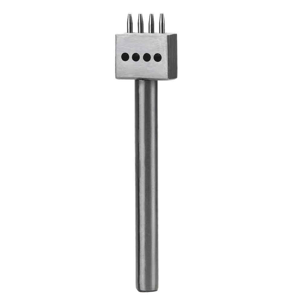 5mm Bastelleder Locheisen DIY Reihe Kreis Schnitt Genähte Lochabstandswerkzeug