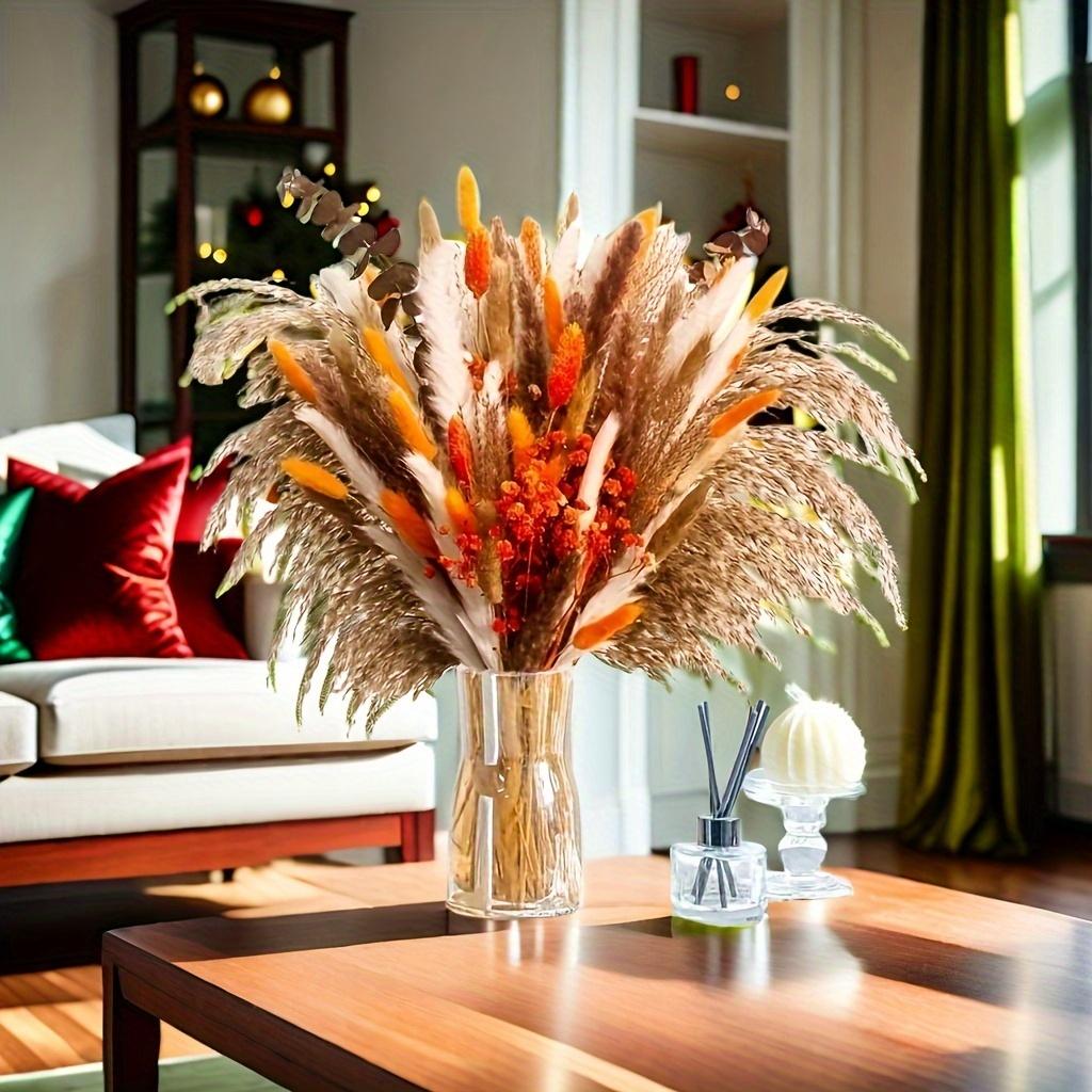 Boho Persian Grass & Starry Sky Bouquet with Eucalyptus. Perfect for Wedding, Home, Tabletop & Christmas Decor. 60pcs. Shop Now!