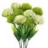10PCS Mixed Artificial Dandelion Flowers Plastic Fake Flower Bouquet for Wedding Table Arrangement DIY Home Party Decoration