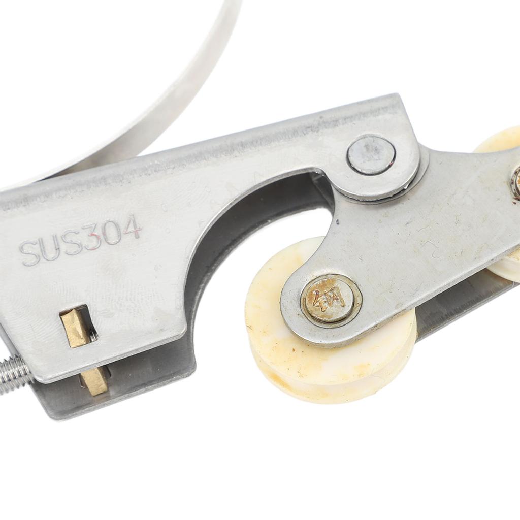 Wardrobe Roller Wheels Wardrobe Pulley Wear Proof Shock Absorption Stainless Steel Rust Resistant for Bathroom