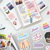 50 DIY Handmade Account Decoration Motivational Text Stickers for Girls