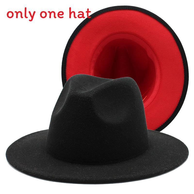 Vintage Woll-Fedora-Hut mit breiter Krempe für Herren Damen Sommer Sonnenschutz