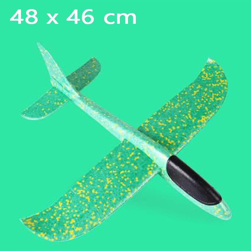 48Cm Children Big Foam Aircraft Toy Epp Hand Throw Flight Glider Toy Diy Aircraft Model Resistant Breakout Party Gamegift Toys
