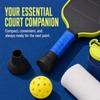 2pcs Suction Cup Design Tennis Ball Retriever Rubber Paddle Ball Picker  Outdoor Court