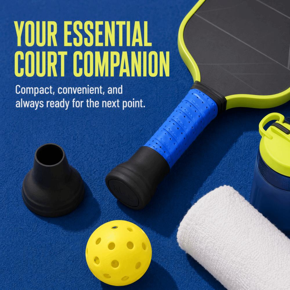 2pcs Suction Cup Design Tennis Ball Retriever Rubber Paddle Ball Picker Outdoor Court
