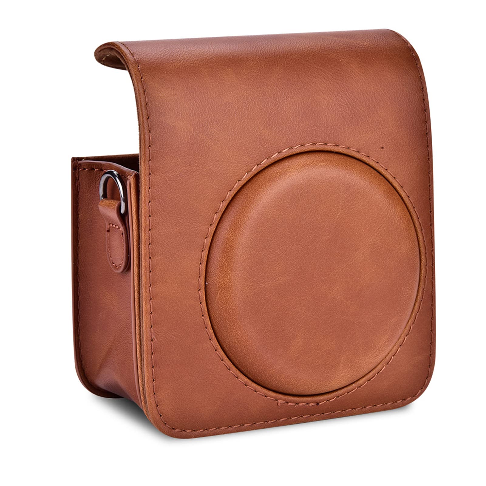 

ZenithAur Camera Case Bag, Soft and Outlast, 3 Color Options, Lightweight and Portable, Protects Mini 70, with Strap, Brown