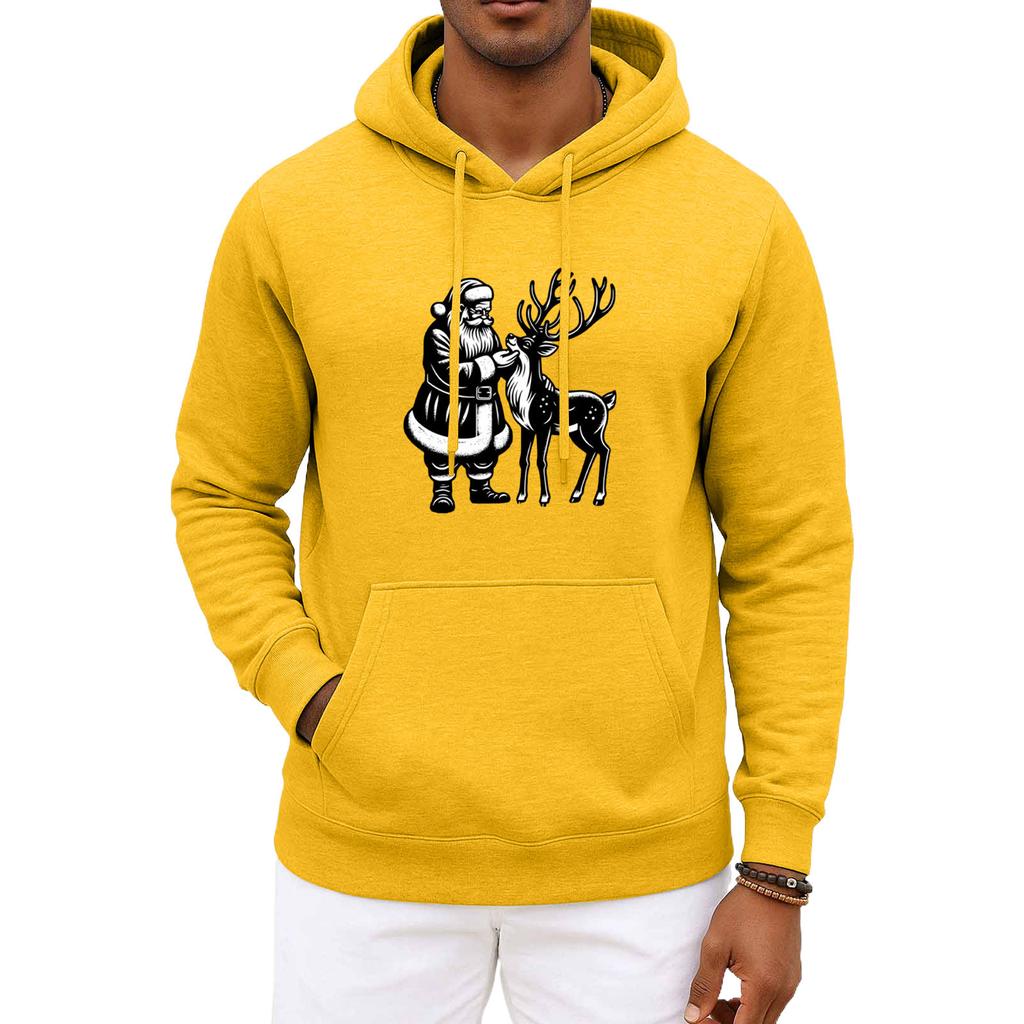 Men's  And  Women's  Christmas  Hooded Hood  Long Sleeves  Hoodie